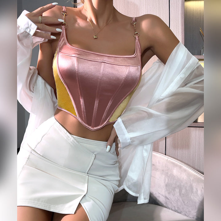 Glamour Siren Metallic Bustier