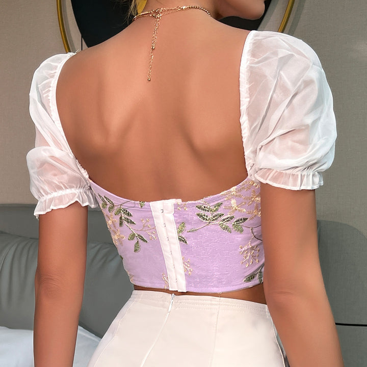 Damsel Floral Corset Top