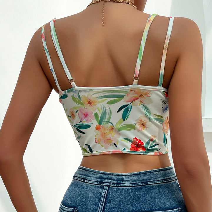 Blossom Beauty Floral Corset Top