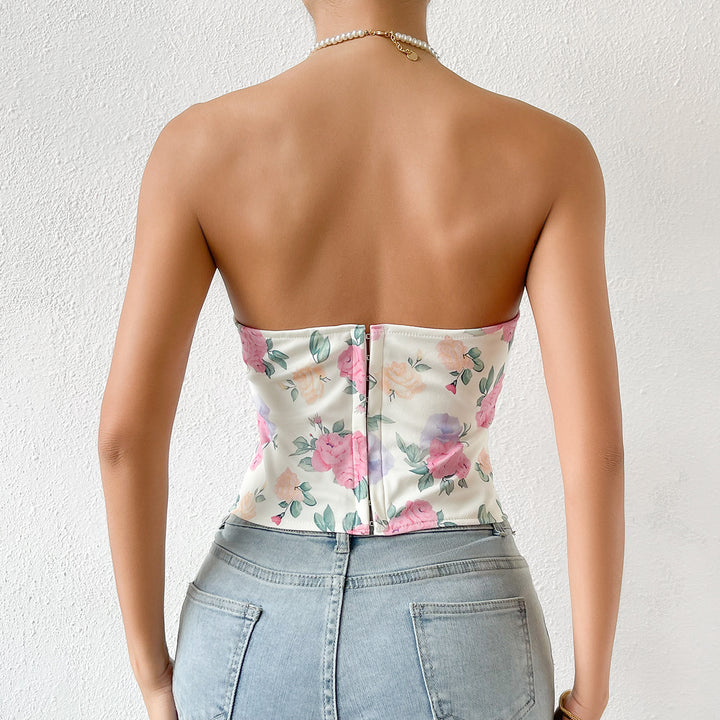 Delicate Florals Corset Top