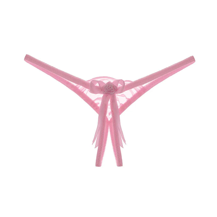 Butterfly Embroidery Crotchless Panties