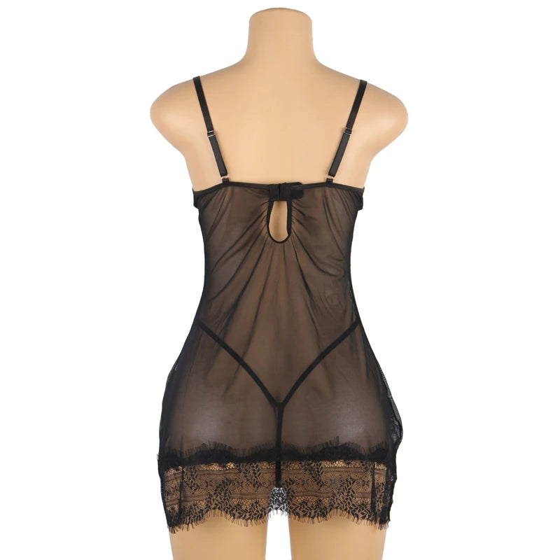 Whimsical Reverie Eyelash Lace Bodysuit