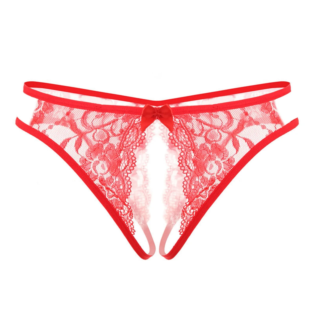 Low-Rise Sheer Thong with Cheeky Cutouts