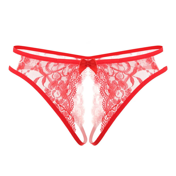 Low-Rise Sheer Thong with Cheeky Cutouts