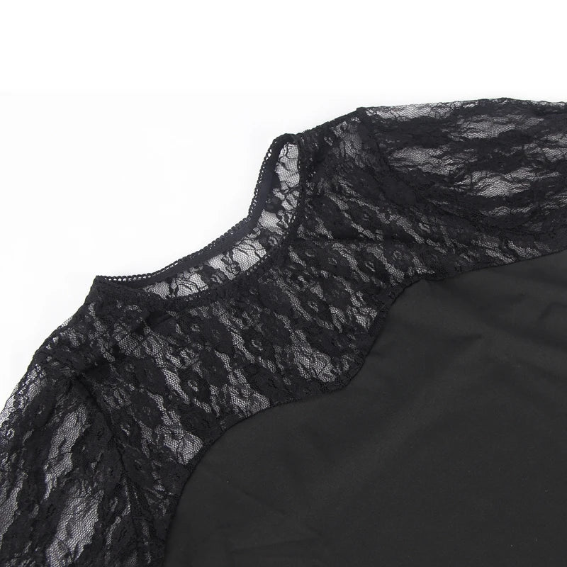 Ethereal Whisper Lace Long Sleeved Bodysuit