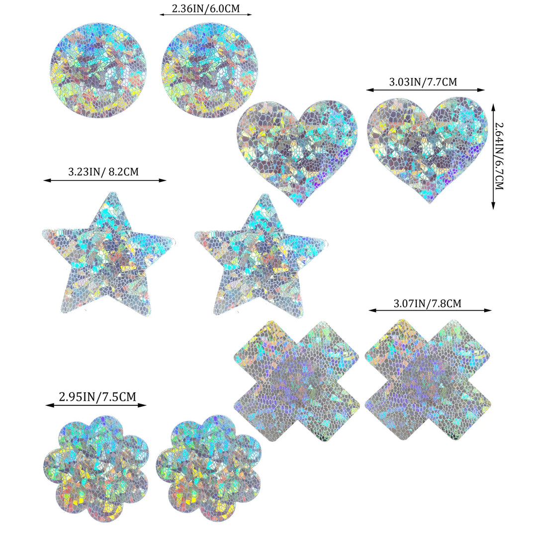 Glitters Pasties Nipple Stickers