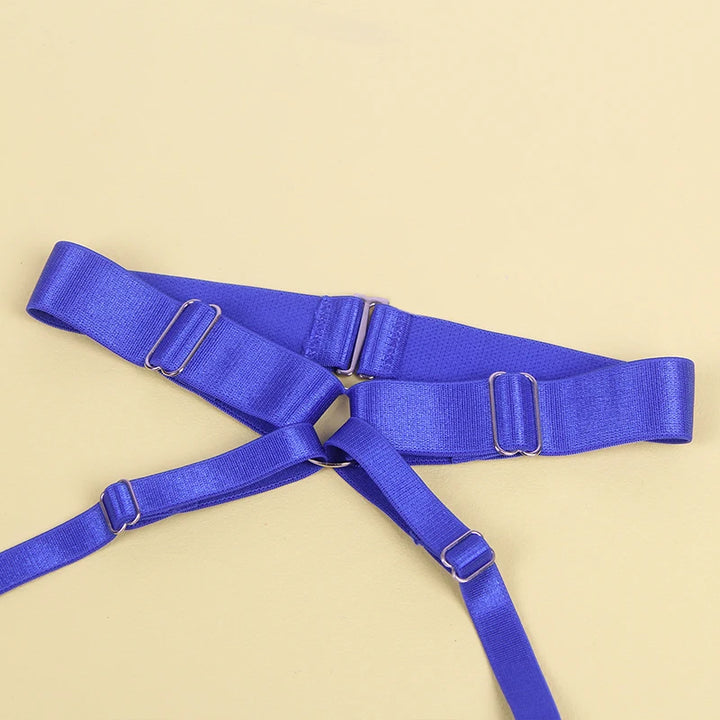 Sultry Strappy Tulle Translucent Bodysuit