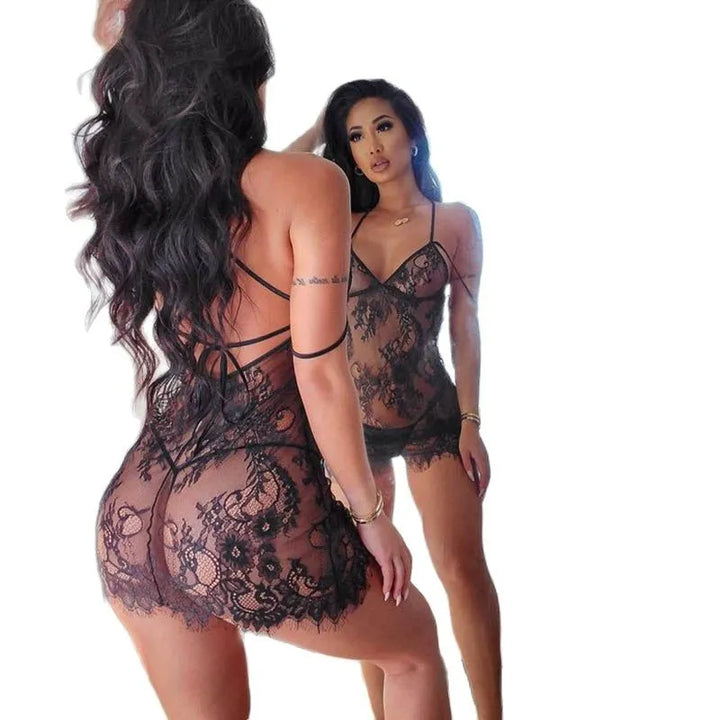 Lacey V-Sling Nightdress