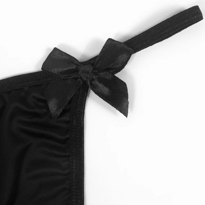 Chic Bow Charm Thong