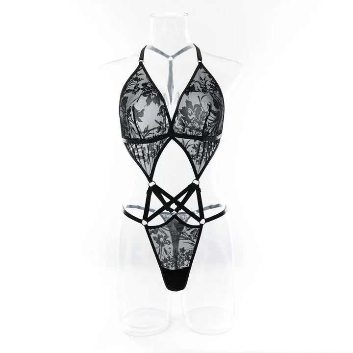 Jacquard Lace Bodysuit