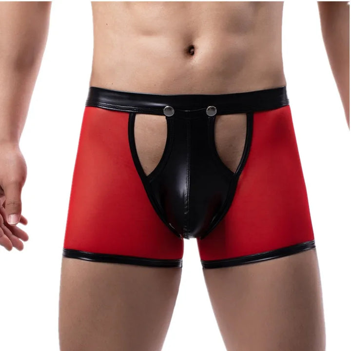Bastien Leather Mesh Boxer