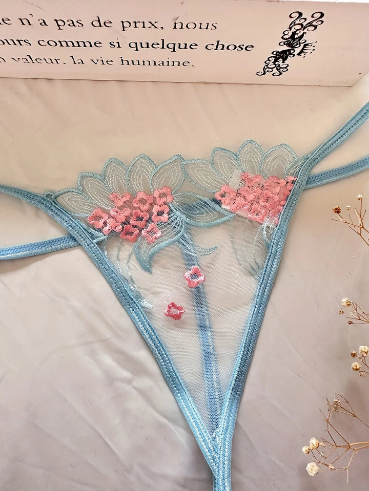 Whimsical Blossom Lingerie Set