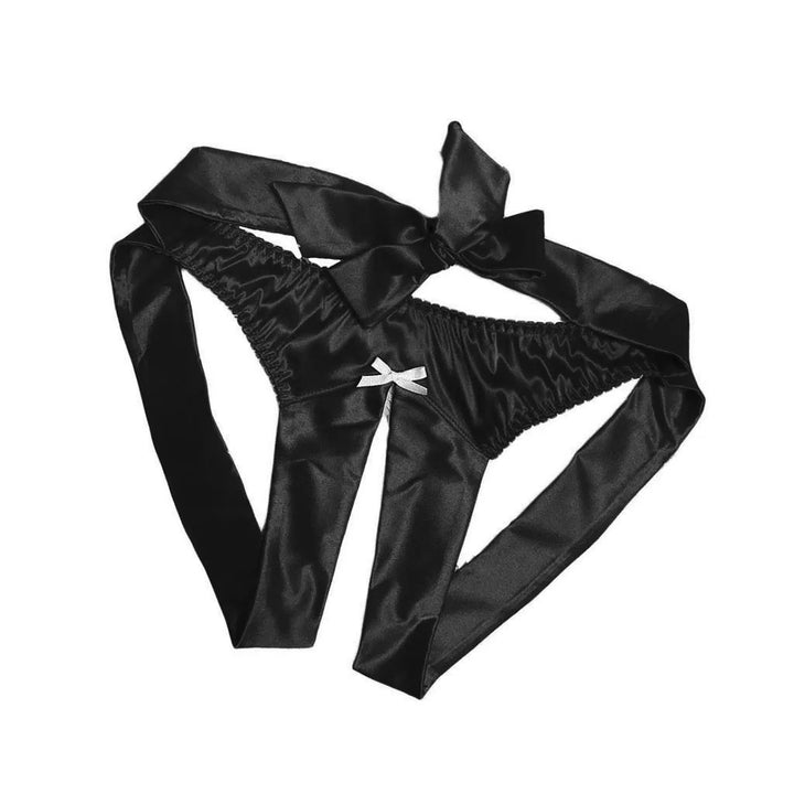 Bowknot Bliss Crotchless G-String