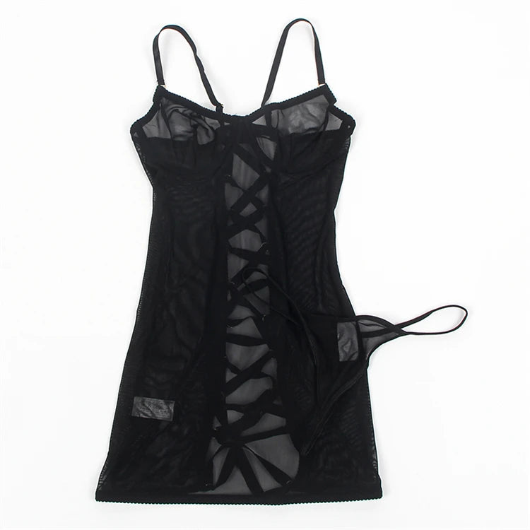 Euphoria Delight Translucent Mini Night Dress