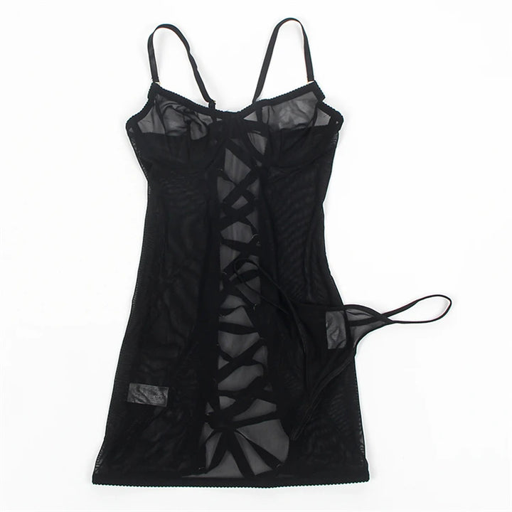 Euphoria Delight Translucent Mini Night Dress