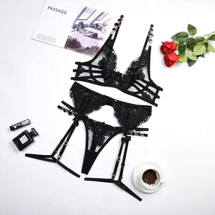 Arabella Noir Lingerie Set