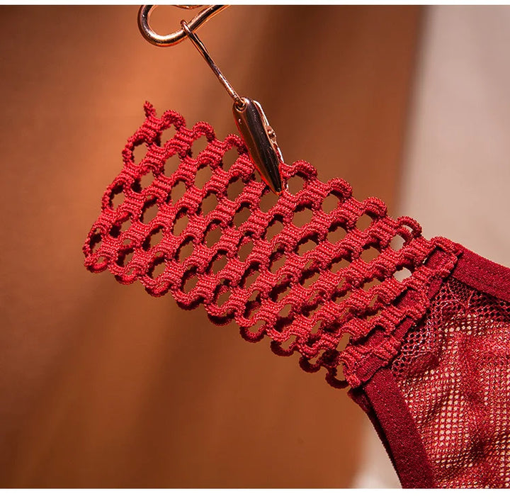 Passion Lace Crotchless Thong