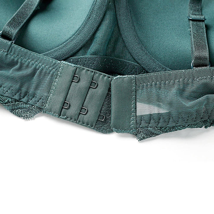 One-Piece Translucent Yarn Lace Bodysuit With Deep-V