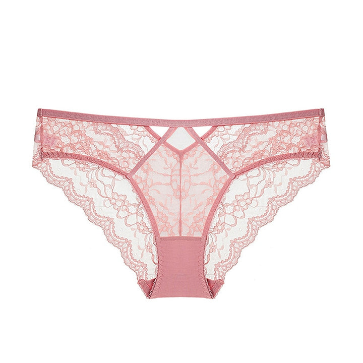Flirty Floral Lace 3/4 Cup Bra & Panty Set