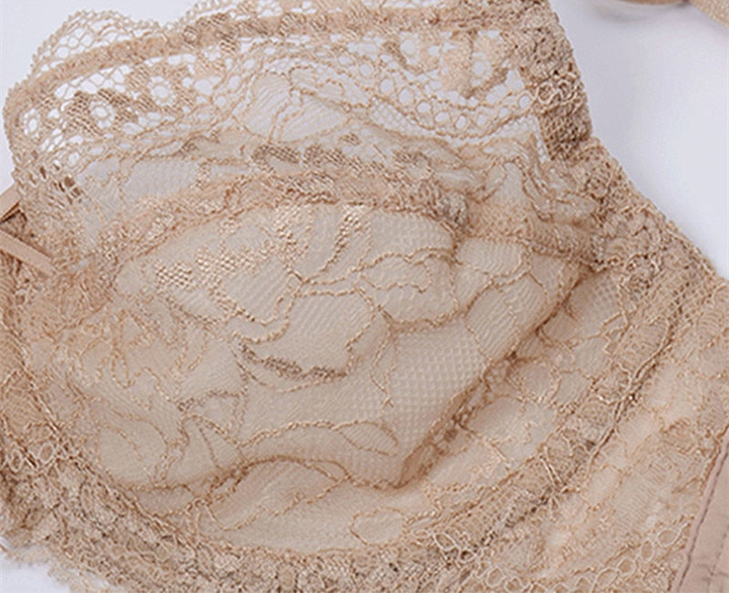 Subtle Lace 3/4 Cup Brassiere + Panty
