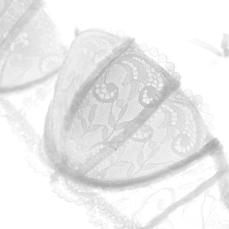 Half Cup Embroidered Lacy Brassiere