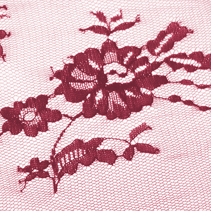 Ultra Thin See-Through 3/4 Cup Bra With Matching Thong, Garter, Stockings With Lace See Thru Robe