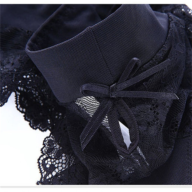 Teaser Style Lace Breathable Bra With Matching Panties