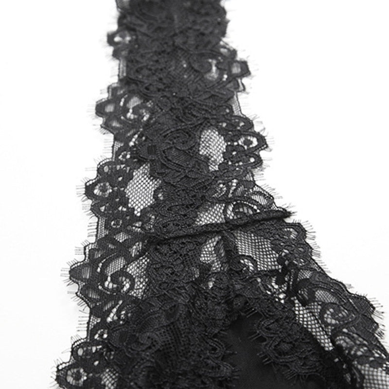 Deep-V Sexy Lace Nightgown