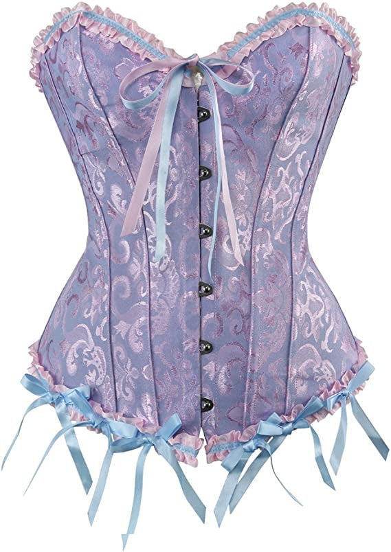 Midnight Whisper Embroidered Corset