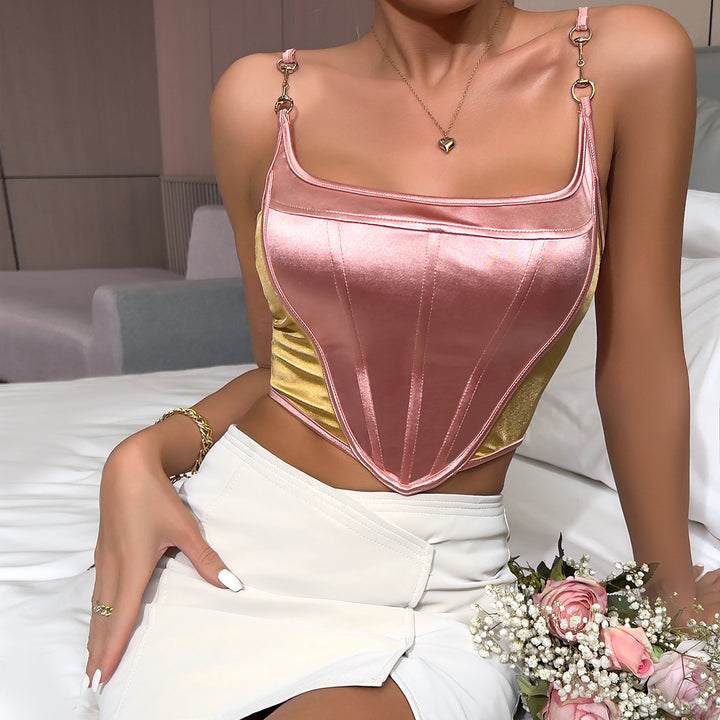 Glamour Siren Metallic Bustier