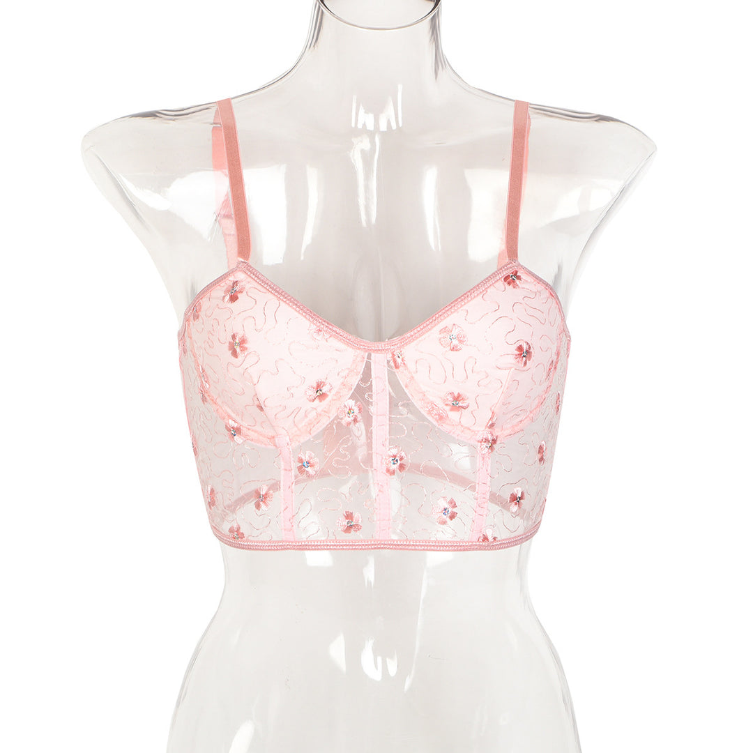 Radiant Allure Mini Ribbon Corset Top