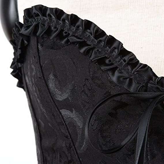 Midnight Whisper Embroidered Corset