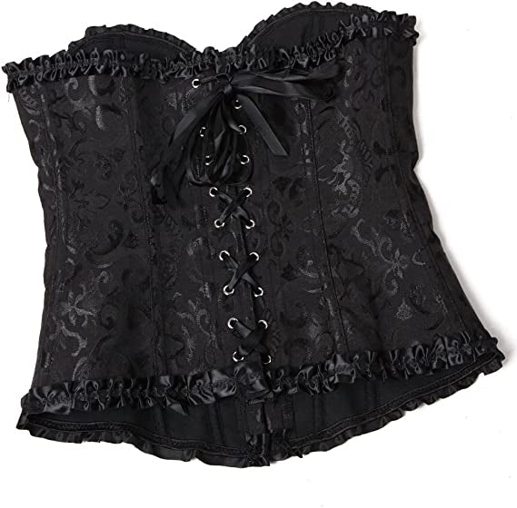 Midnight Whisper Embroidered Corset