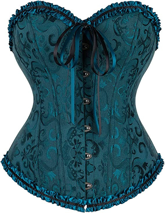 Midnight Whisper Embroidered Corset