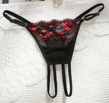 Elara Open Bra Crotchless Set