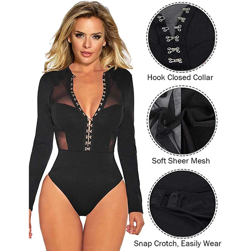 Lustful Lure Semi-Translucent Bodysuit