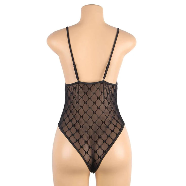 Mystique Desire Translucent Fishnet Bodysuit