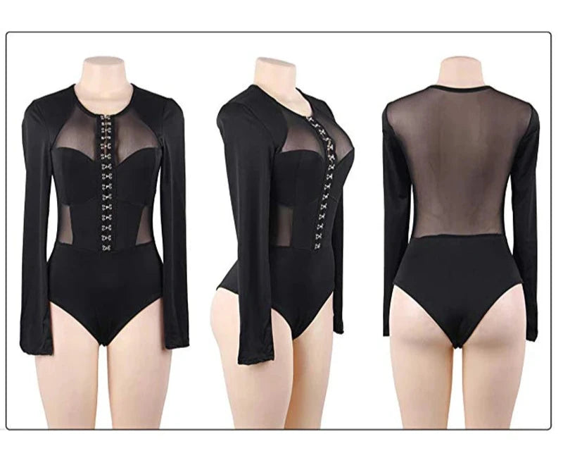 Lustful Lure Semi-Translucent Bodysuit