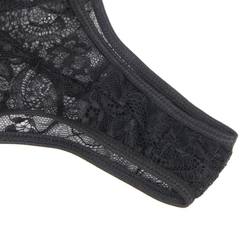 Obsession Dreams Lace Deep-V Bodysuit