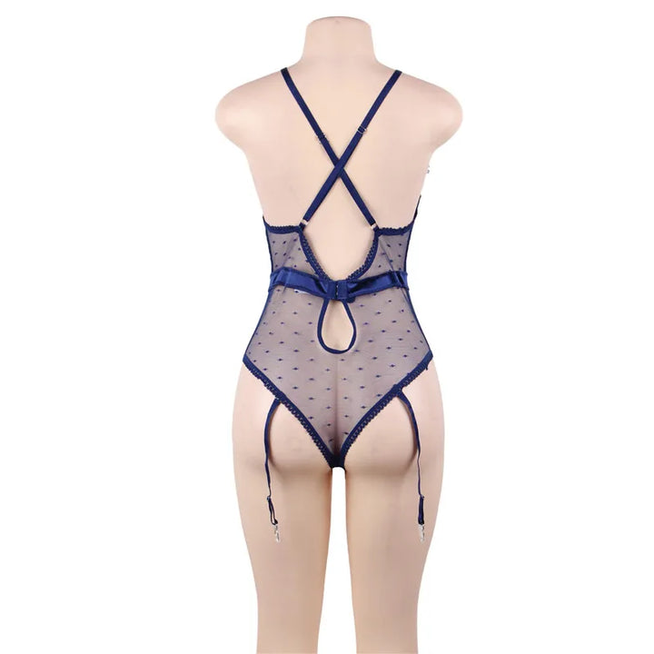 Flirty Fantasy Eyelash Trims Bodysuit