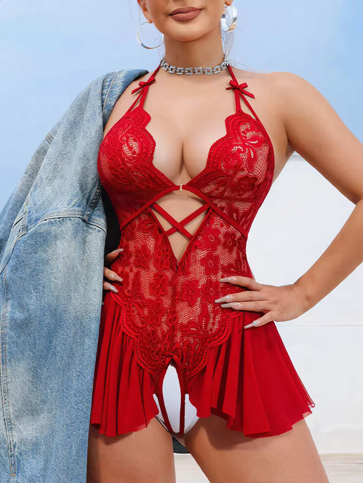 Rosalind Crotchless Bodysuit
