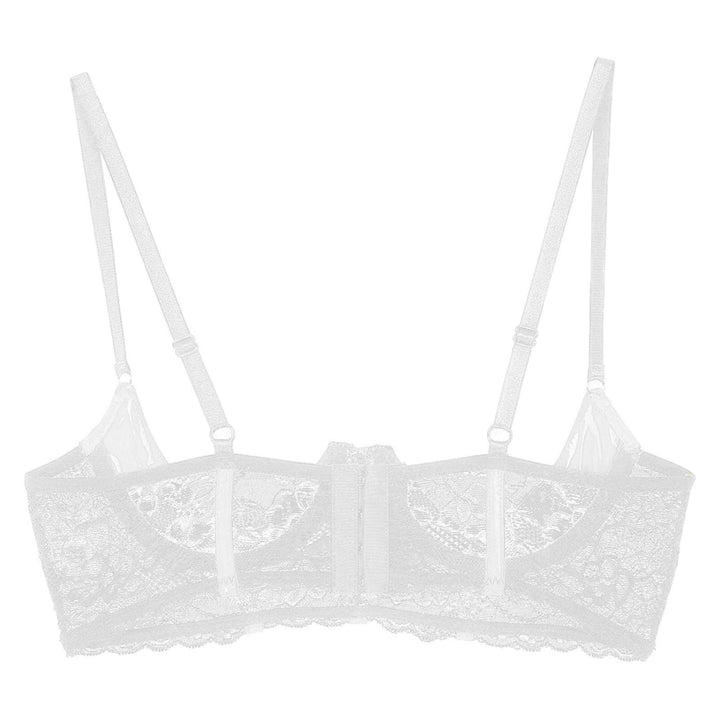 Glimmer Lace Open Half Cup Bra