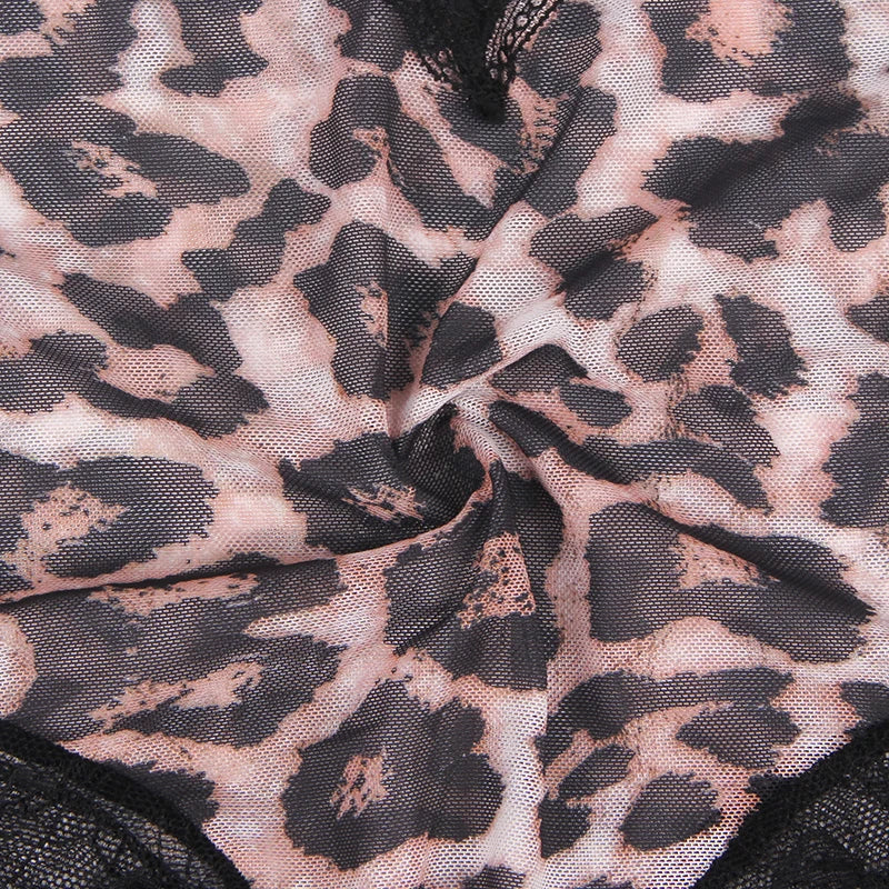 Leopard Allure Lacy Bodysuit