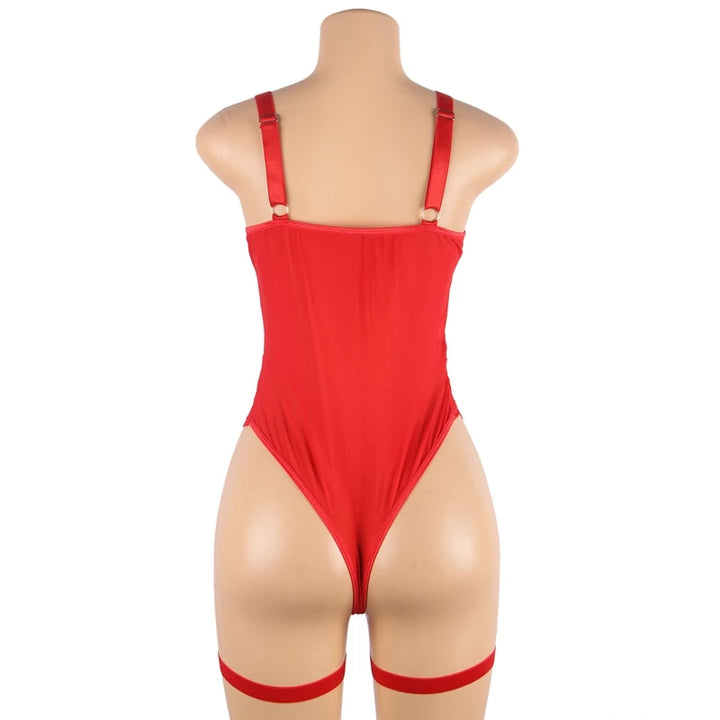 Eyelash Strappy Corset Style Bodysuit