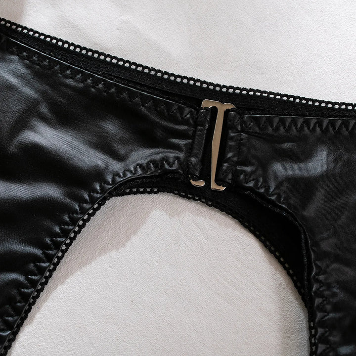 Helena Leather Lingerie Set