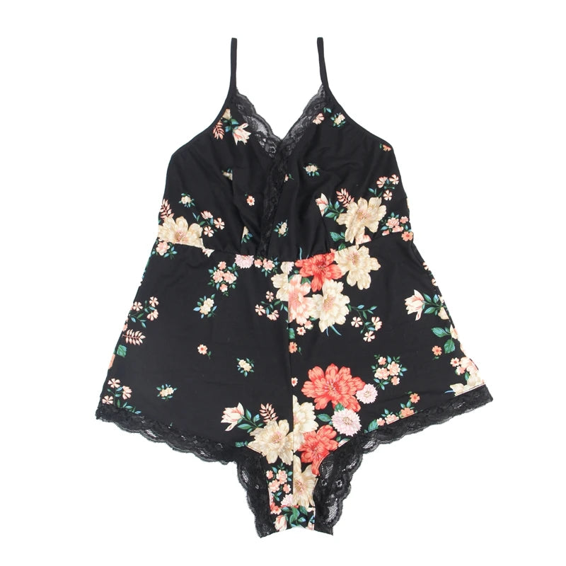 Passion Bloom Silky Bodysuit