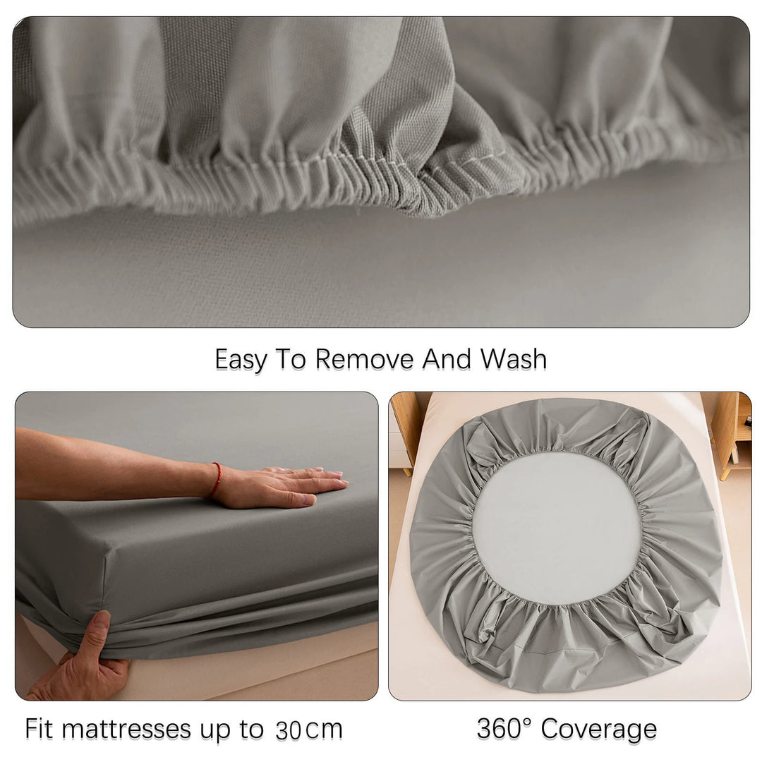 HydroShield Supreme Mattress Protector – UltraFit Non-Slip Waterproof Cover