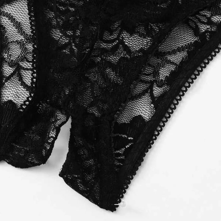 Veil Lace Transparent Crotchless Panties