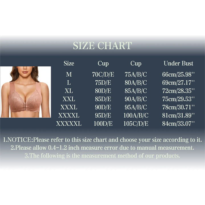 French Elegance Seamless Front-Closure Bra