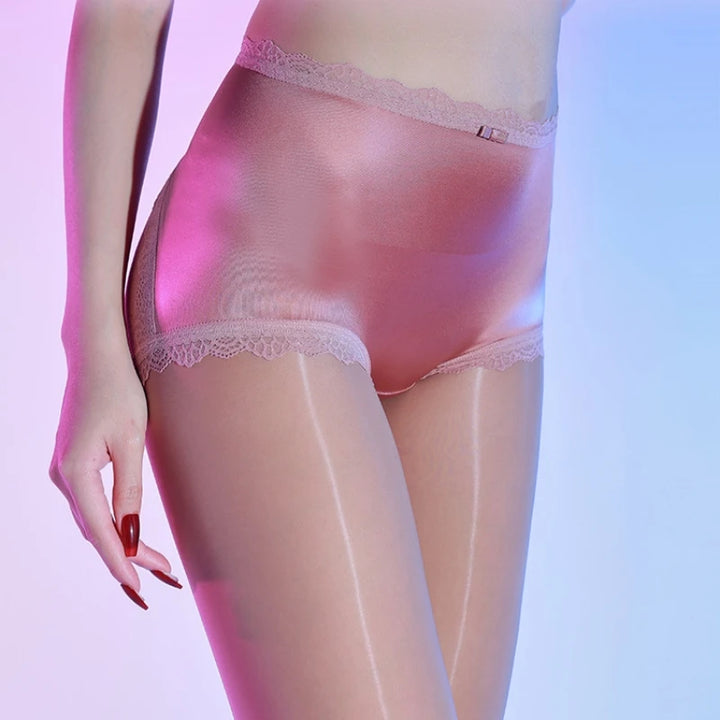 Bare Gloss Open Back Hosiery